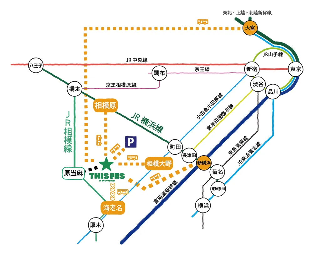 アクセスマップ