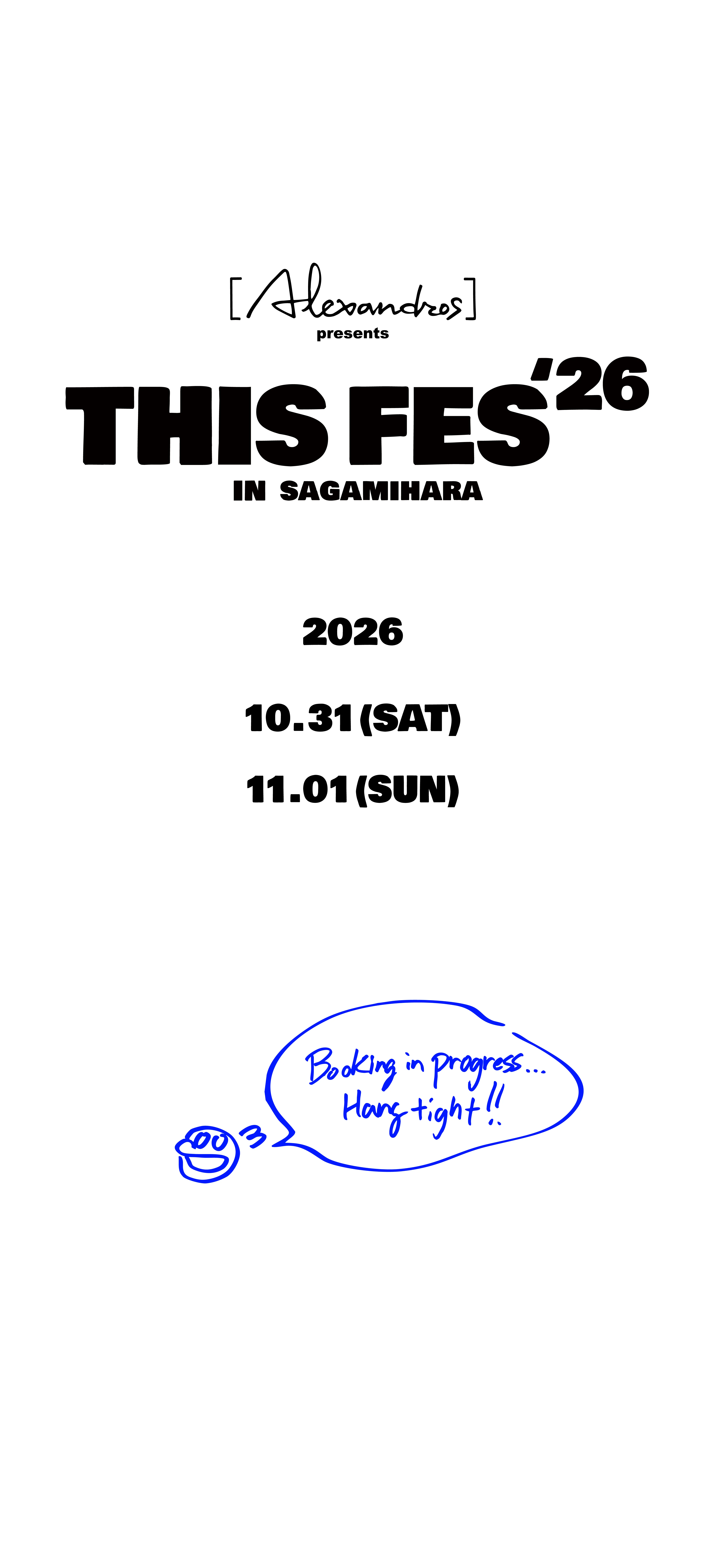 [Alexandros] presents THIS FES ’26 in Sagamihara